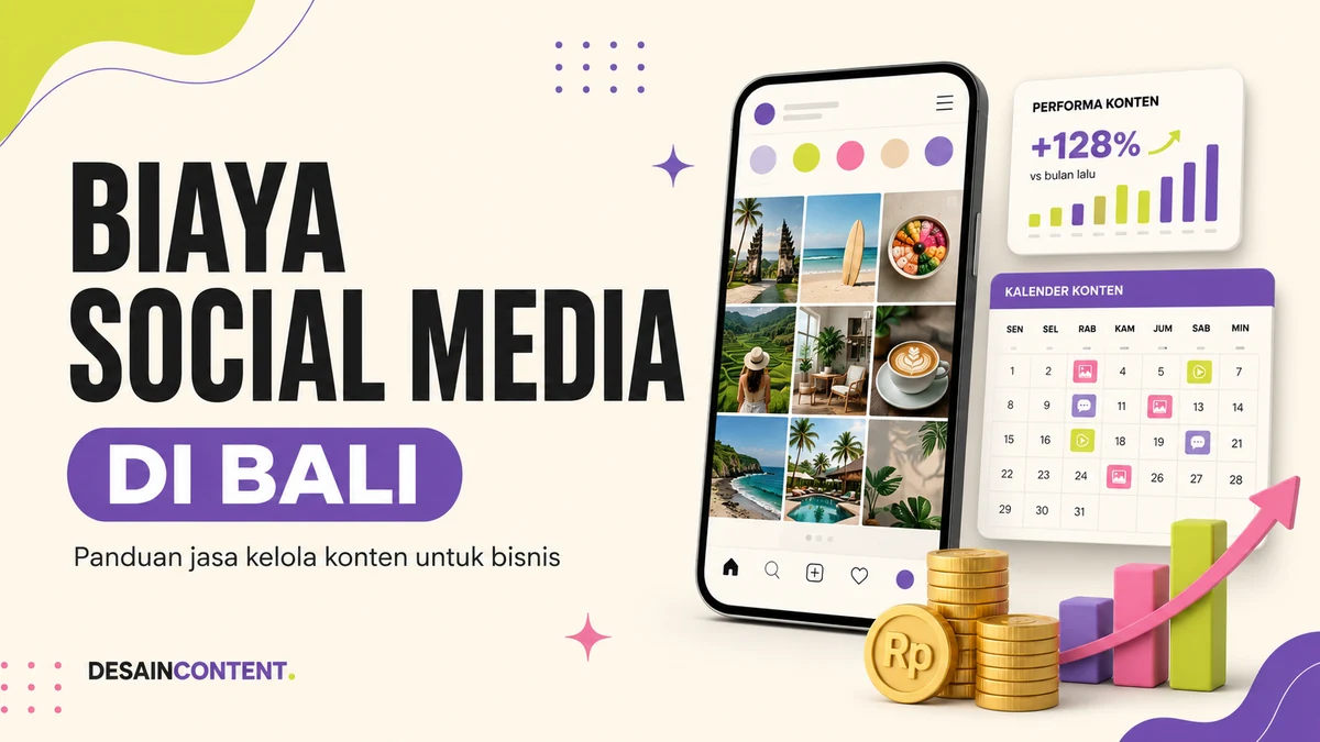 Ilustrasi biaya social media management untuk bisnis di Bali