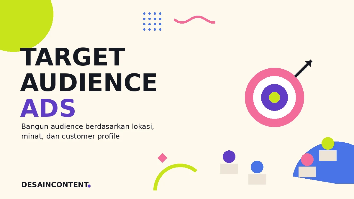 Ilustrasi target audience untuk Meta Ads